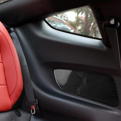 It Is Suitable For Mustang The Carbon Fiber Interior accessories Rear Door Panel Two Piece Set Mustang (2015-2020)