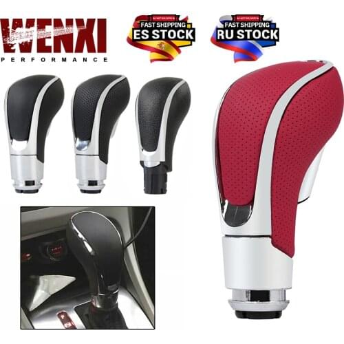 Automatic Transmission Car Gear Shift Shifter Lever Knob For GM/Buick Regal/Opel Insignia/Vauxhall Insignia PU Leather
