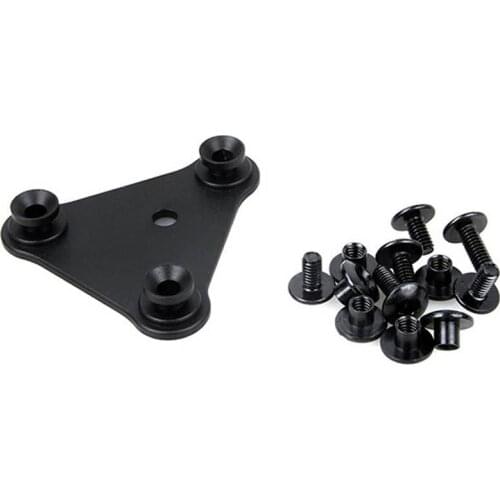 Tactical Black Aluminum Molle Belt Hanger Mount Adapter for style Pouch Mag