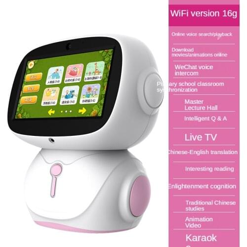 YL Early Learning Machine Smart Robot WiFi Dialogue Voice High-Tech Childrens Toys Boys and Girls Learning Education Accompany
