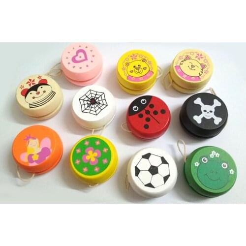 Yoyo Wooden YO-YO Ball Classic Wooden Yoyo Toys Creative design of personality Building Personality Toys For Children Gift