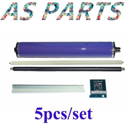 1X PCR Primary Charge Roller+013R00663 013R00664 drum chip+ Cleaning Blade+OPC Drum for Xerox Color C60 C70 C550 C560 C570