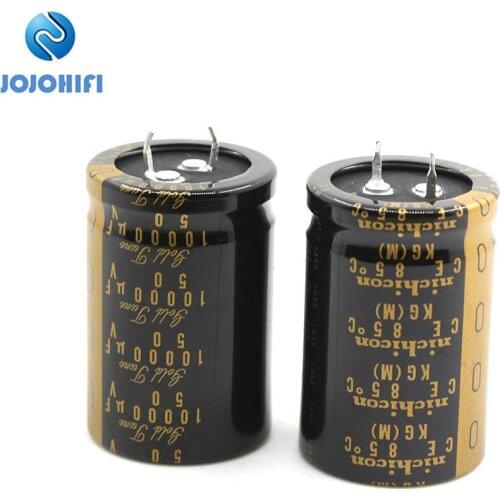 2pcs 10000uF 50V 30*45mm Type 1 KG / Gold Tune Audio Electrolytic Filter Capacitor for AMP Amplifier Amplifiers Board