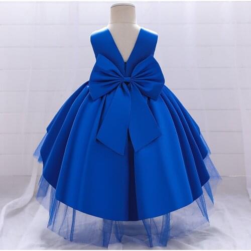 2021 Formal Mermaid 1 2 Year Birthday Dress For Baby Girl Clothes Lace Princess Baptism Beads Dress Kids Infant Vestidos