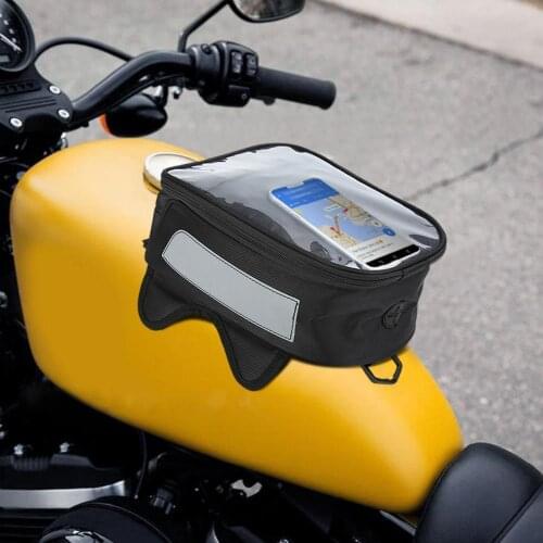 60% Dropshipping!!Waterproof Magnetic Motorcycle Oil Fuel Tank Storage Bag Phone Pouch Backpack