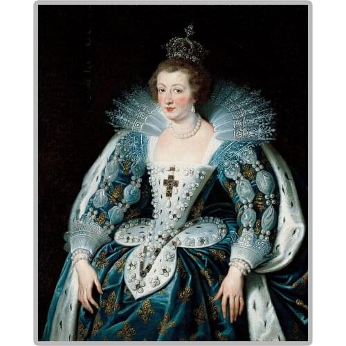 Famous Painter Rubens "Anna of Austria" 5D DIY Diamond Painting Full Square/Round Diamond Embroidery Sale Picture of Rhinestones