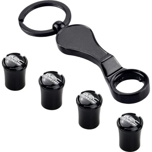 Car Styling For WRC Logo Wheel Tire Valve Stem Caps For Nissan Mitsubishi Jeep VW Toyota Volvo Renault Peugeot KIA Hyundai BMW