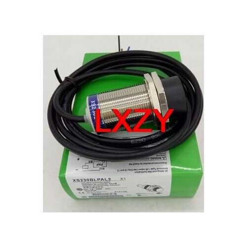 Free Shipping 2pcs/LOT new Switch XS230BLPBL2 DC three wire PNP normally closed inductive sensor