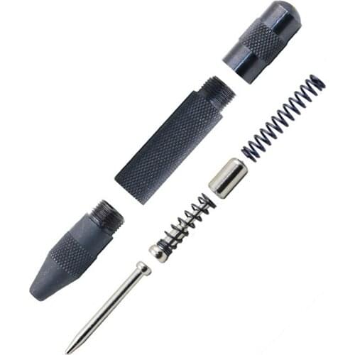 Centre Punch Drill Automatic Center Pin Punch Spring Loaded Marking Starting Holes Tool Marker Woodwork Tool Drill Dropshipping