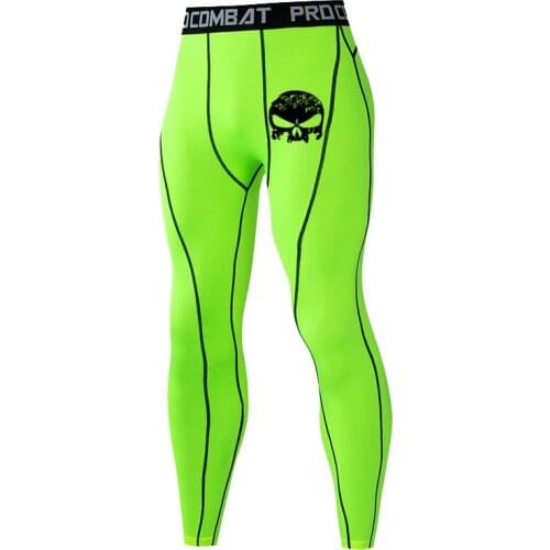 Breathable Running Leggings Sport Jogging Training MMA Boxing Pants Male Gym Fitness Workout Tights Pants Mens Sports Trousers