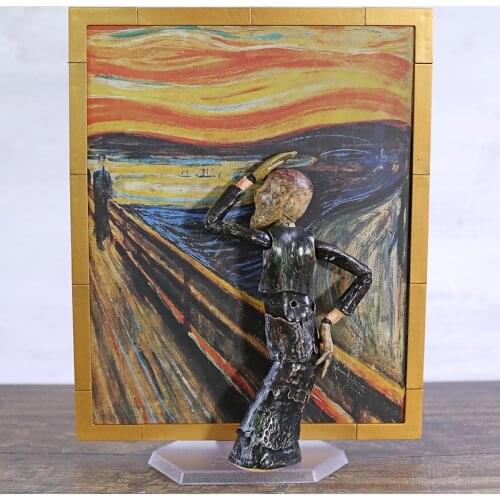 The Scream figma SP-086 The Table Museum PVC Action Figure Collectible Model Toy