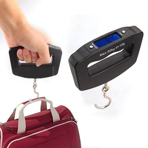 Pocket 50Kg/10g LCD Digital Hanging Hook Weight Useful Electronic Scale