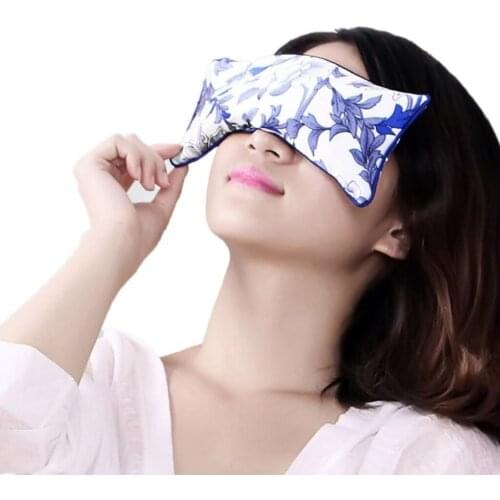Pure Flax Silky Sleeping Comforts Yoga Eye Pillow Mask Wellness Relaxation