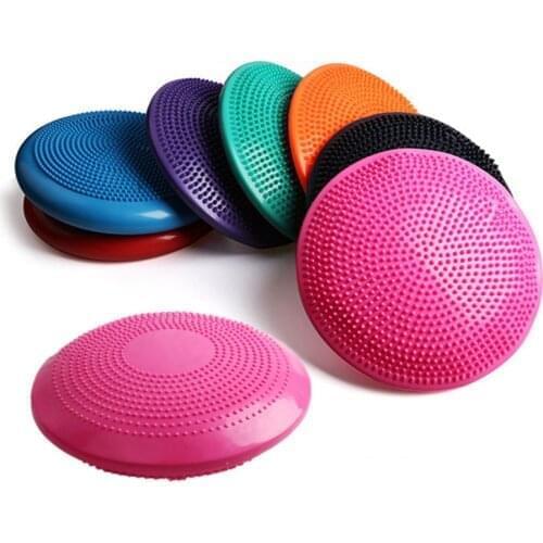 Yoga Balls Massage Pad Wheel Stability Balance Disc Cushion Mat Fitness Exercise Training ball