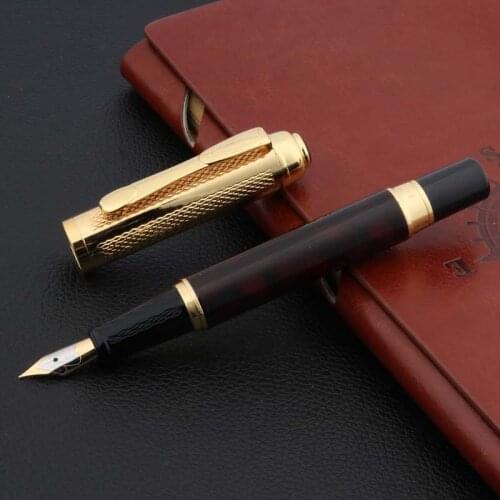 Luxury student classics of Ice flowers goldenTrim M Fountain Pen