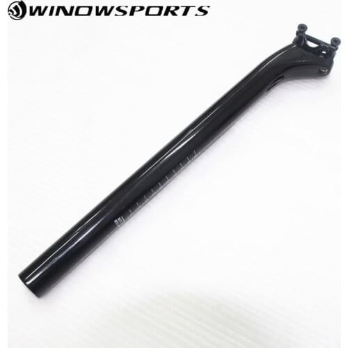 Bike carbon fiber bicycle seatpost MTB road bike parts rod 196g seat post ud matte 27.2 /31.6 *400MM