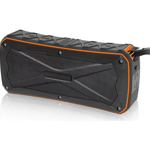 LNBEI S610 Portable Waterproof Wireless Bluetooth speaker Double Horn Subwoofer Outdoor Speaker Support TF Card