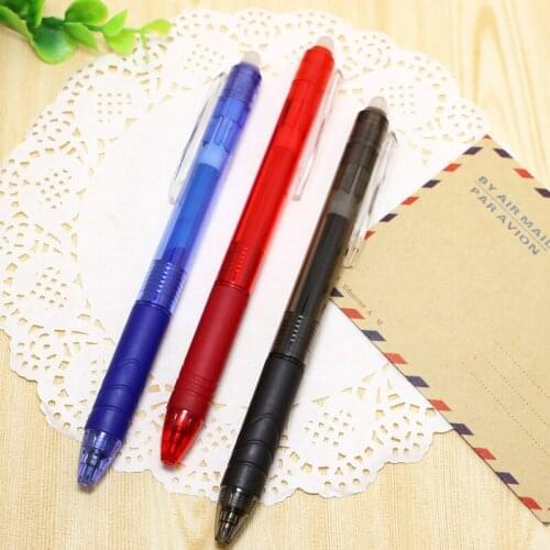 New 6 Pcs/set Students Use Magic Erasable Gel Pen Refills Rod 0.5mm Blue Black Red Green Ink Pens for School Writing Tools