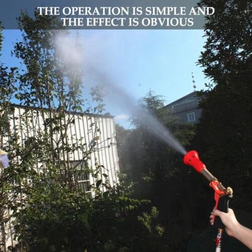 Agricultural Atomizing Nozzle High Pressure Pesticide Irrigation Fruit Tree Air Supply Type Water Hose Spray Gun Plunger Pump