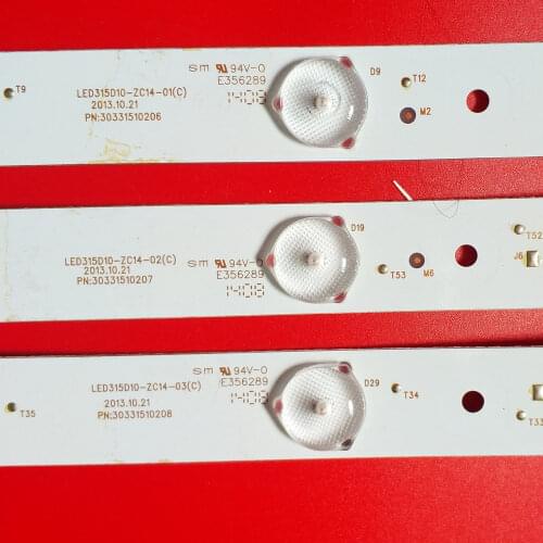 LED Backlight strip 10 Lamp for Hai er 32" TV LE32TE5 LED315D10-ZC14-03(D) LE32D8810 LE32D8810 LD32U3100 LE32F3000W