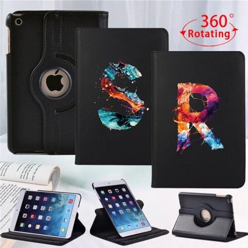 360 Rotating Flip Stand Leather Cover for Apple IPad 8th 7th 6th 5th Gen/IPad 2 3 4/Mini 1 2 3 4 5 Tablet Case