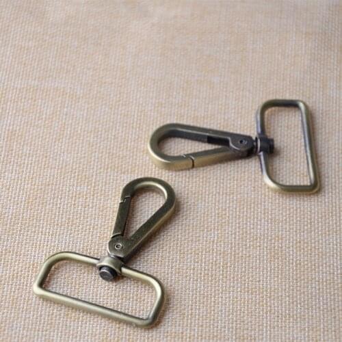 1 1/2 Inch Bronze Lobster Clasps 38mm inner width Antique Bronze Snap Hook 40pcs/lot