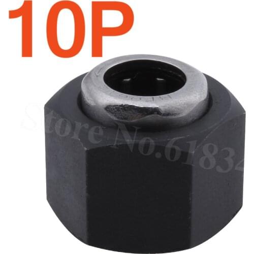 10Pcs/Lot HSP R025 14mm Hex Nut One way Bearing 6mm diameter shaft VX 28 Engine Spare Parts for 1/10 1/8 Scale Nitro Power Baja