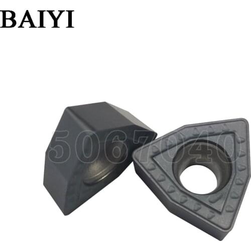 10pcs U Drill WC type Inserts WCMT030208 WCMT040208 WCMT06T308 WCMT080412-PM Indexable Inserts for WC type Drilling Metal