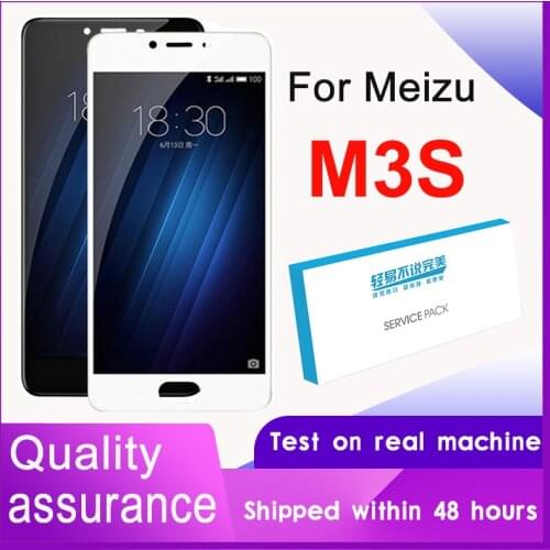 100% Tested 5.0" For Meizu M3S LCD Replacement For Meizu M3s MZ-M3s LCD Display Touch Screen Digiziter Assembly