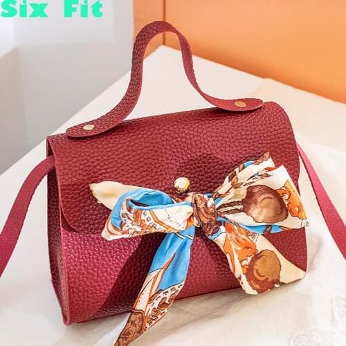 2021 Pu Leather Vintage European Flap Handbag Shoulder Lady Crossbody Bag Tote Messenger Satchel Purse With Scarf Decor Handbags