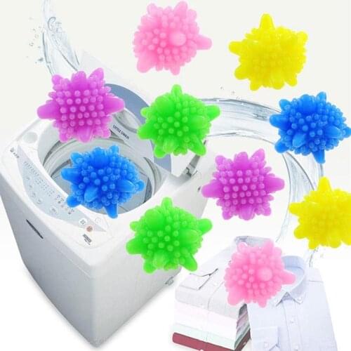 5Pcs Magic Laundry Ball Reusable Cleaning Washing Ball Sea Urchin Shape Clean Clothes Prevent Knotting Washing Machine Accessori