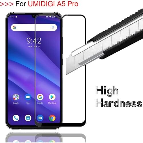 9H Tempered Phone Glass For Umidigi A5 Pro Full Glue Cover Screen Protector For Umidigi A5pro Coverage Protective Film Glass