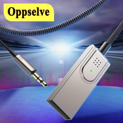 AUX Bluetooth5.0 Wireless Receiver Mini 3.5MM Jack Dongle USB Cable Adapter Car Kit Audio MP3 Music FM Radio Speaker Transmitter