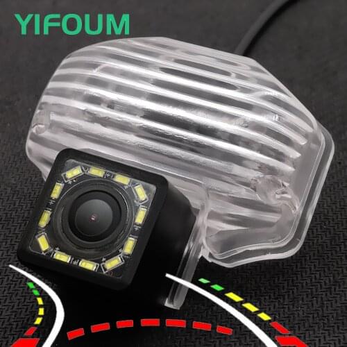 YIFOUM Dynamic Trajectory Tracks Car Rear View Camera For Toyota Rukus Corolla E140 E150 Sedan MPV Ascent Hatchback 2006-2013
