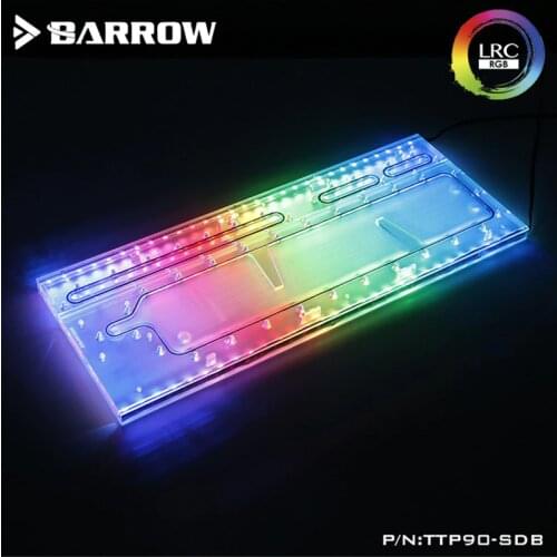 Barrow Distro plate for Core P90TG Open Type Dynamic Chassis, Waterway Board Deflector Water Cooling 5V MB SYNC TTP90-SDB
