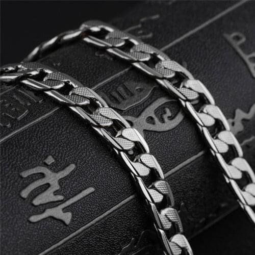 Men Hip Hop Bracelet Male Bangle Personality Simple Hand Chain Jewelry Gift