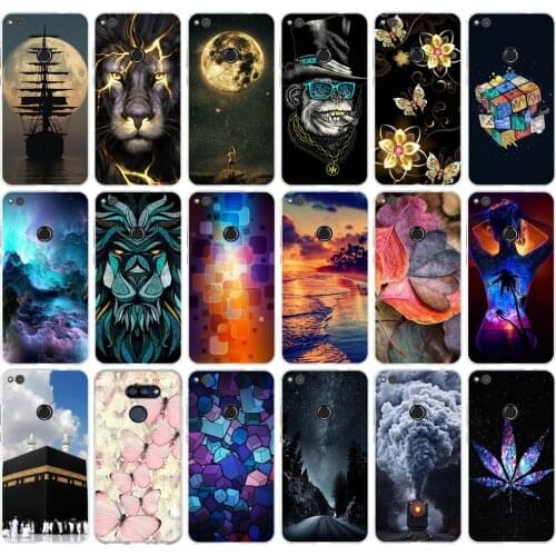For Huawei Honor 8 lite Case Cover for Huawei P9 Lite 2017 Case Soft Silicon TPU Fundas Coque for Huawei P8 Lite 2017 Case Cover