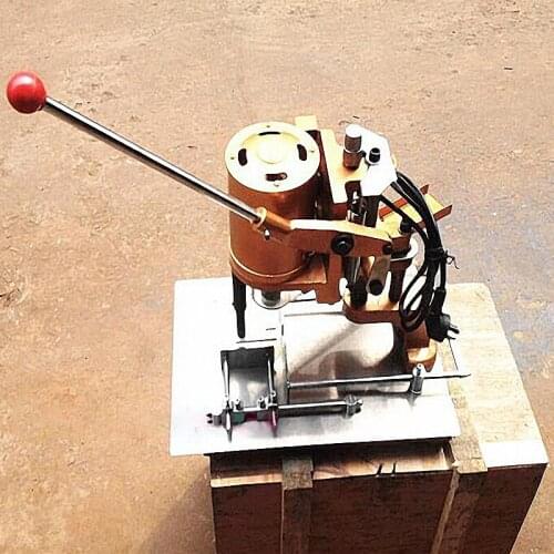 Electric puncher round hole plastic tag color card punching machine