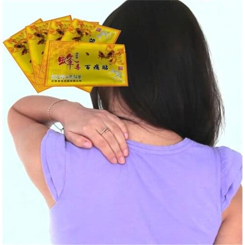 Chinese Herbal pain killer patch Bee Venom Analgesic Plaster Balm Joint pain patches Neck back Leg Lumbar Muscle Pain Relax Patc