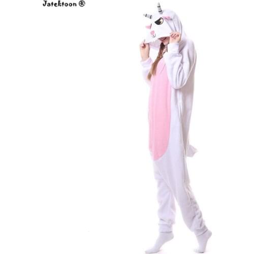 Adult Jumpsuit Unisex Goat Onesies Pyjamas Fleece White Sheep Lamb Pajamas Animal Cosplay Costumes Cartoon Sleepwear Homewear