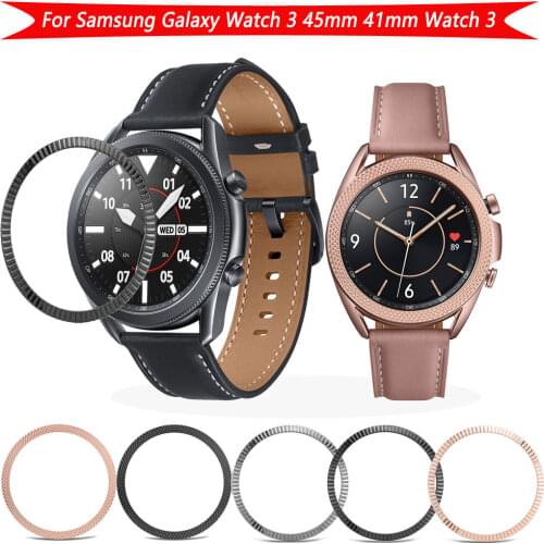 Bezel Ring Fashion Cover Frame For Samsung Galaxy Watch 3 41mm 45mm Smart Bracelet Ring Case Protection Cover for Galaxy Watch3