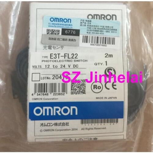 OMRON E3T-FL22 Authentic original Photoelectric switch 2M 12-24VDC
