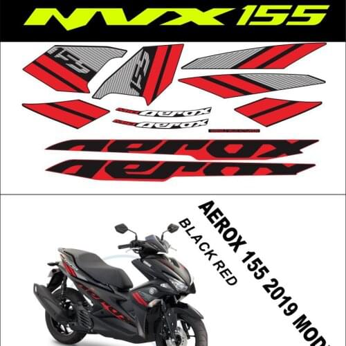Full SET sticker Decal Motorcycle Modified vehicle decorate protect High quality PVC stickers for YAMAHA AEROX 155 2019 MODEL