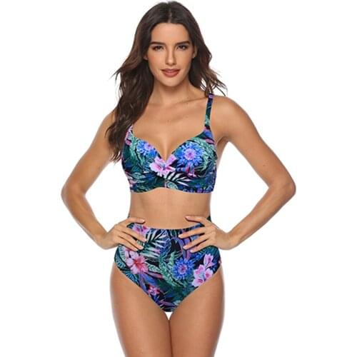 High Waist Bikini Set Push Up Swimwear Women Swimsuit Bathing Suit Bandage Maillot De Bain Femme Summer Beachwear Plus Size