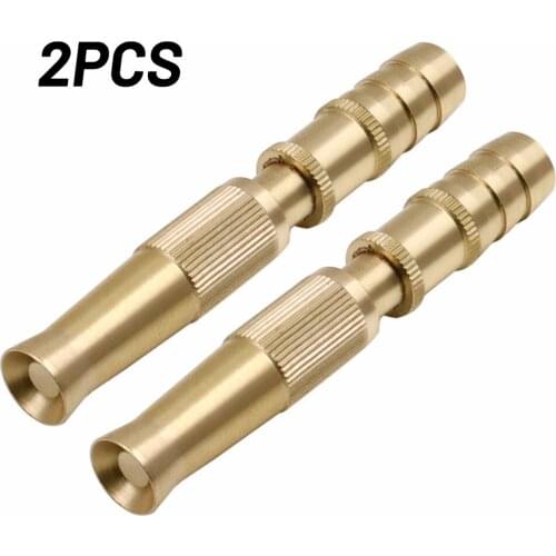 Garden Brass Nozzle Heavy Duty Brass Water Hose Nozzle Watering Flower / Brass Water Gun Nozzles