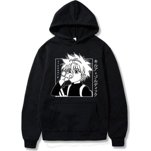 Hunter X Hunter Japanese Anime Men Women Hoodies Oversized Streetwear Sweatshirts Harajuku Cool Girls Tracksuits Unisex Clothing