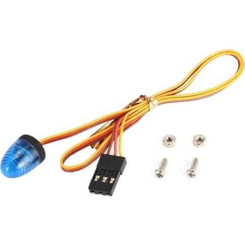 AX-516 Ultra Bright Rotating Flashing LED Police Night Light Lamp For HSP Axial RC Car Model Spare Parts Accessories