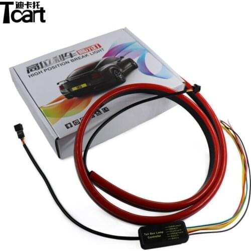 Tcart Car Styling tail lights LED Brake Lights Warning Lights For Volkswagen golf 4 mk4 accessories For Seat Leon accessories