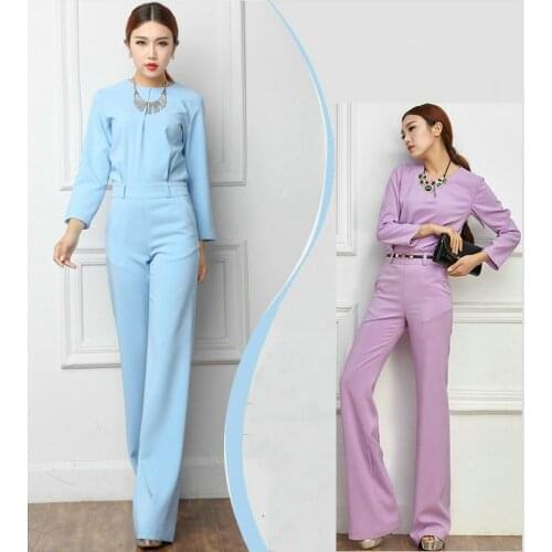 Solid Surplice Front Self Tie Jumpsuits for Women 2018 Work Wear Elegant Ladies Half Sleeve Twin Pockets Jumpsuit