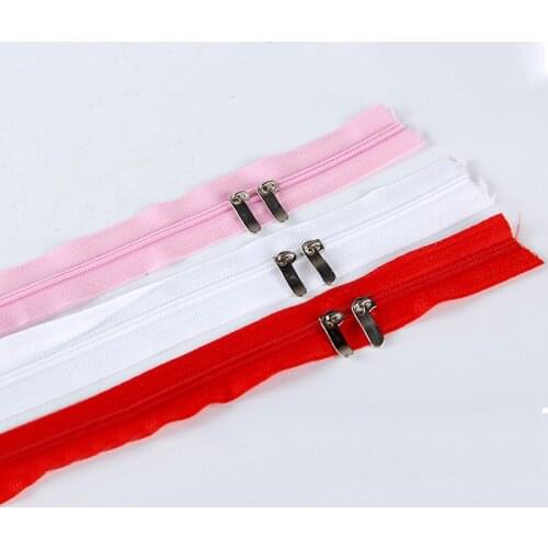 1pcs #3 100cm 150cm Long Quilt Zipper Nylon Coil Zippers For Sewing Wholesale Double Sliders Closed End Sewing Craft Cushion